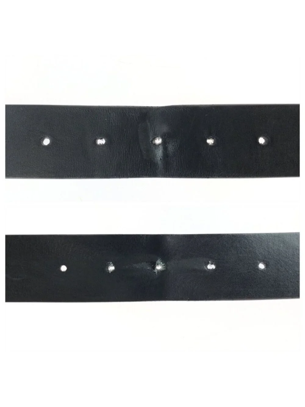 Celine Logo Print Western 90 Black White Silver Leather Belt